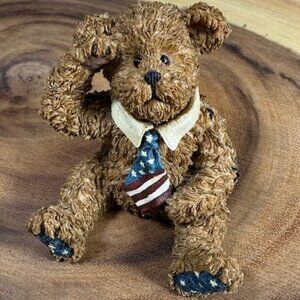 Vintage Boyds Bears Yankee Doodlebear Stars & Stripes Forever Figurine #2277921